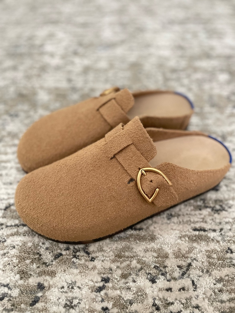 Rothy’s The Buckle Clog Boucle Butternut Womens Size 11 - Picture 5 of 11